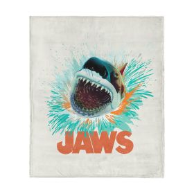 Jaws Shark Splash Silk Touch Throw Blanket 40x50 inches