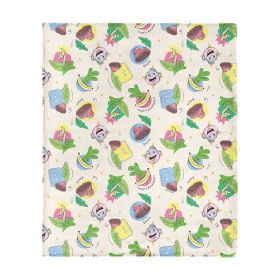 Dora the Explorer Boots Pattern Silk Touch Throw Blanket 40 x 50 inches