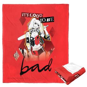 DC Comics Batman Silk Touch Throw Blanket, 50" x 60", Good to be Bad