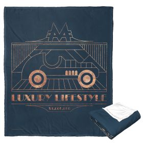 Hasbro Monopoly Silk Touch Throw Blanket, 50" x 60", Luxury Lifestyle