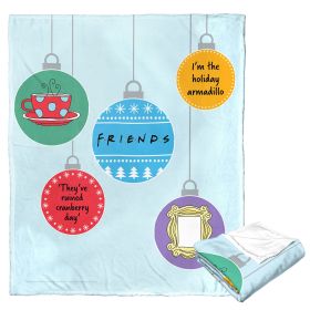 Friends Silk Touch Throw Blanket, 50" x 60", Quippy Ornaments