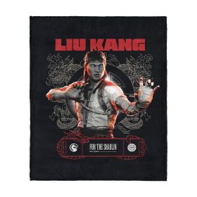 Mortal Kombat Liu Kang For the Shaolin Silk Touch Throw Blanket 50 x 60 inches