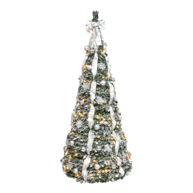 Artificial 6ft Flock  Up Christmas Tree (Option: Style1)
