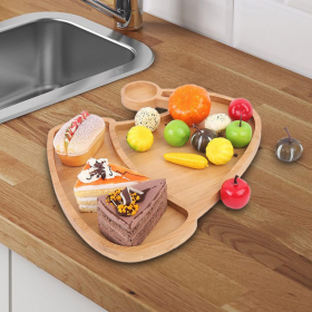 Christmas Decoration Wooden Serving Tray Holiday Items (Option: Wood)