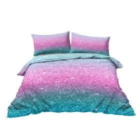 3PCS Ultra Soft Duvet Cover Set For Comforter Star Bedding Set Full Queen King Size (Option: Queen-Multicolor)