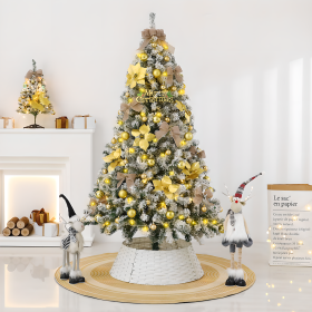 180cm New Christmas Tree, Equipped With Three Different Accessory Packs In Gold, Red, And Blue. It's On Off-season Promotion (Option: 180cm-Gold)